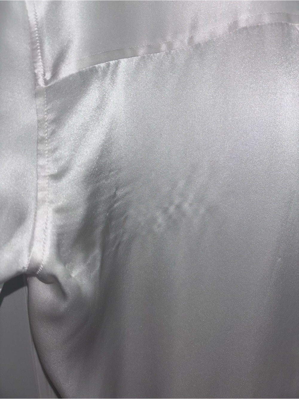 L’Agence 100% Silk Collared Button Down Women’s Shirt Fair Condition See Pics - Picture 11 of 13